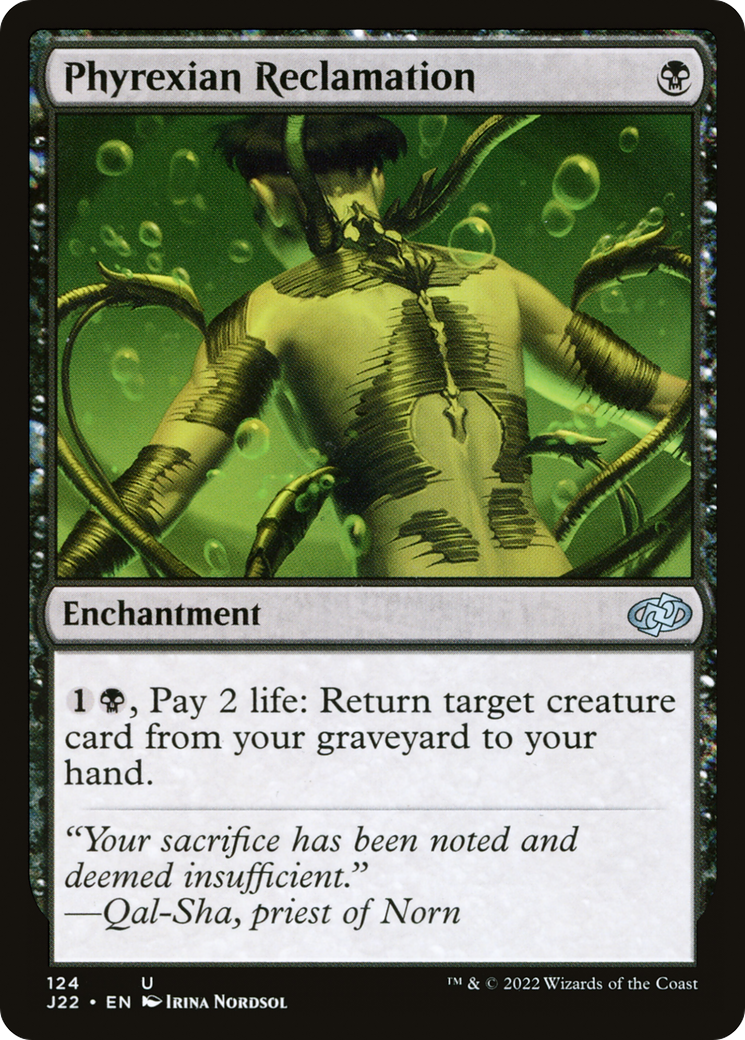 Phyrexian Reclamation [Jumpstart 2022] | L.A. Mood Comics and Games