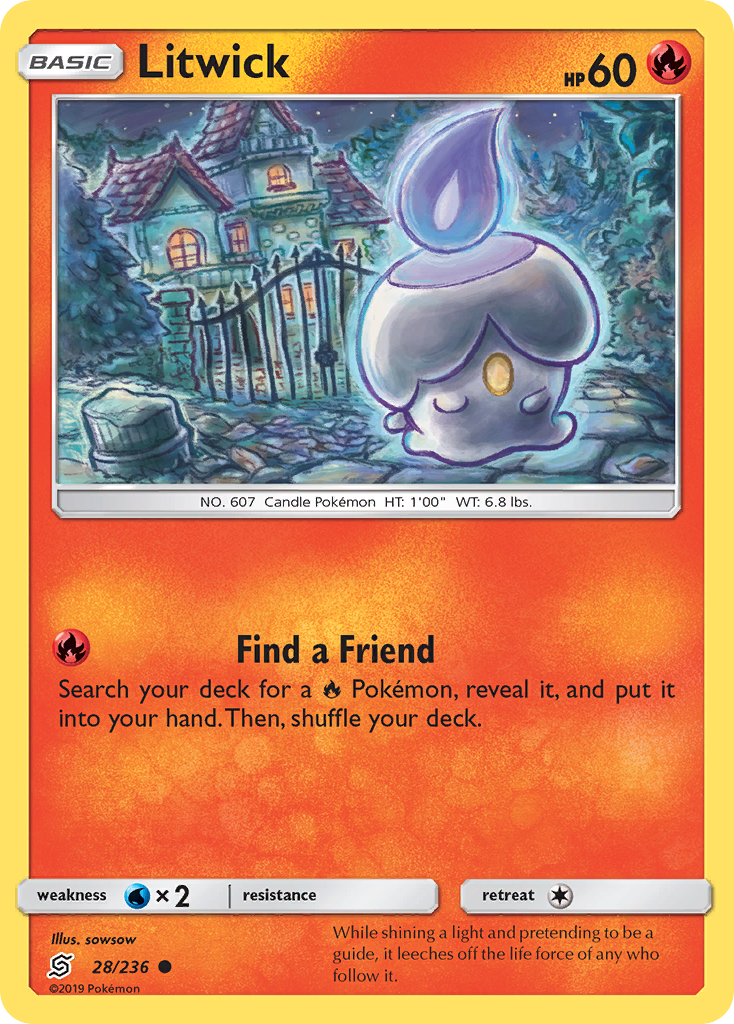 Litwick (28/236) [Sun & Moon: Unified Minds] | L.A. Mood Comics and Games