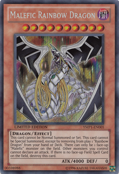 Malefic Rainbow Dragon [YMP1-EN005] Secret Rare | L.A. Mood Comics and Games