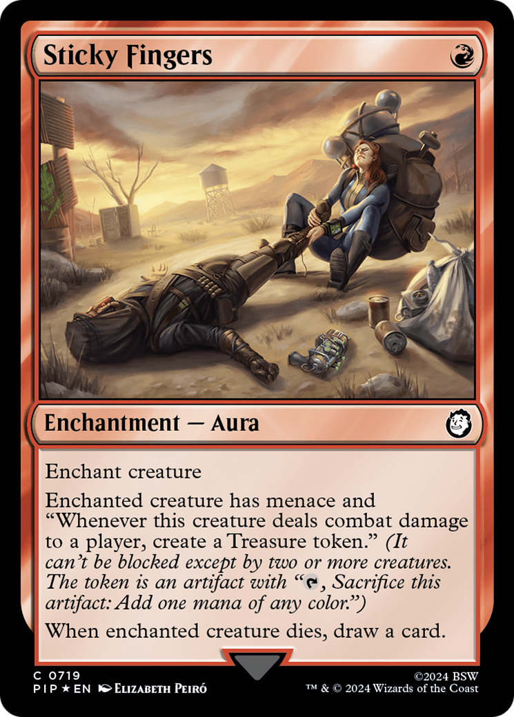 Sticky Fingers (Surge Foil) [Fallout] | L.A. Mood Comics and Games