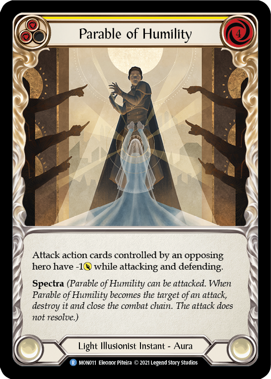 Parable of Humility [MON011-RF] (Monarch)  1st Edition Rainbow Foil | L.A. Mood Comics and Games