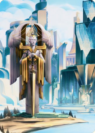 Island Art Card [Streets of New Capenna Art Series] | L.A. Mood Comics and Games