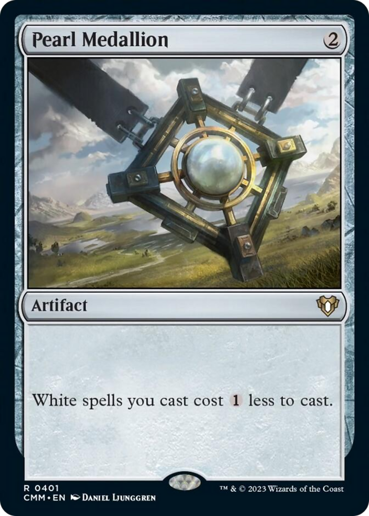 Pearl Medallion [Commander Masters] | L.A. Mood Comics and Games