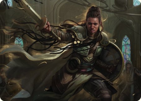 Shanna, Purifying Blade Art Card 1 [Dominaria United Art Series] | L.A. Mood Comics and Games