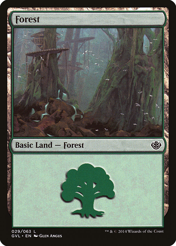 Forest (29) (Garruk vs. Liliana) [Duel Decks Anthology] | L.A. Mood Comics and Games