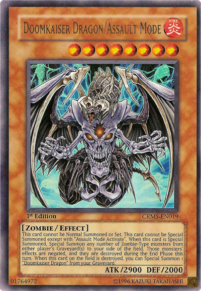 Doomkaiser Dragon/Assault Mode [CRMS-EN019] Ultra Rare | L.A. Mood Comics and Games
