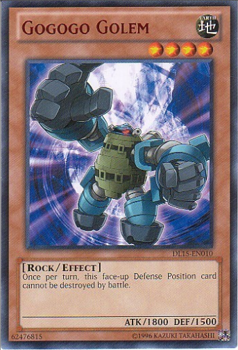 Gogogo Golem (Red) [DL15-EN010] Rare | L.A. Mood Comics and Games