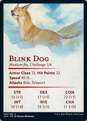 Blink Dog Art Card [Dungeons & Dragons: Adventures in the Forgotten Realms Art Series] | L.A. Mood Comics and Games