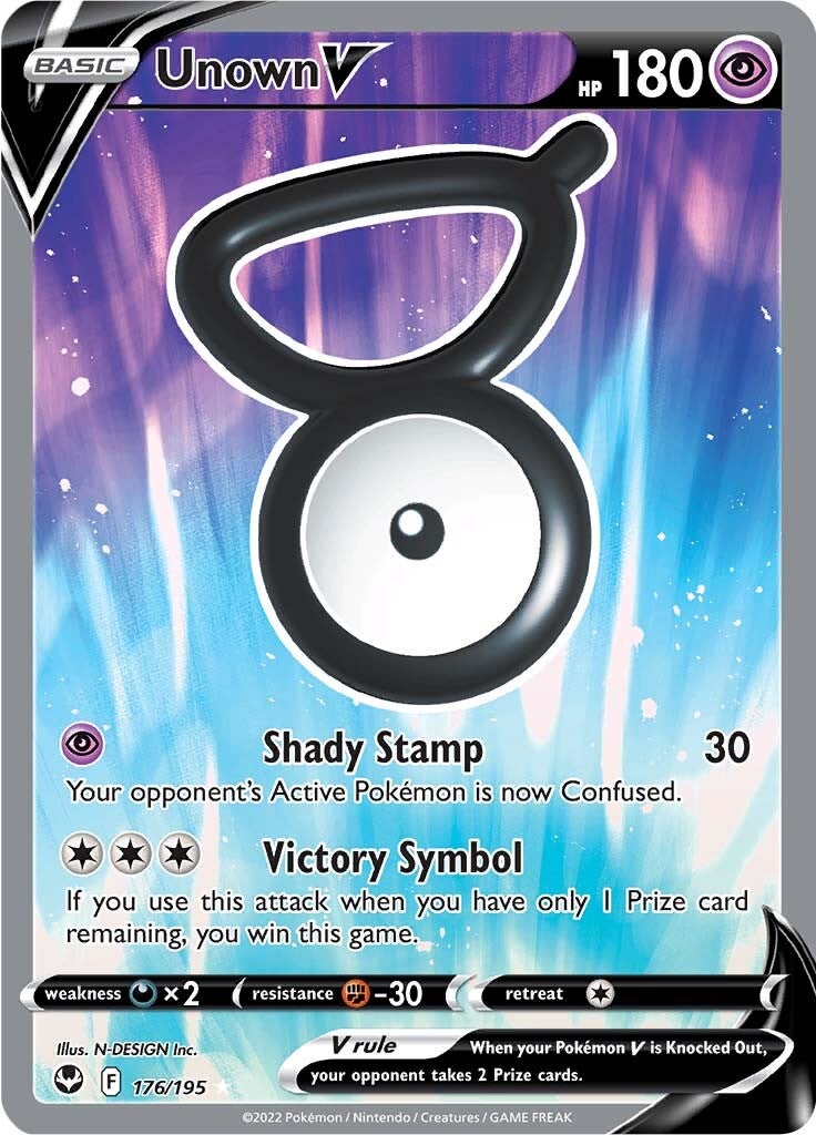 Unown V (176/195) [Sword & Shield: Silver Tempest] | L.A. Mood Comics and Games