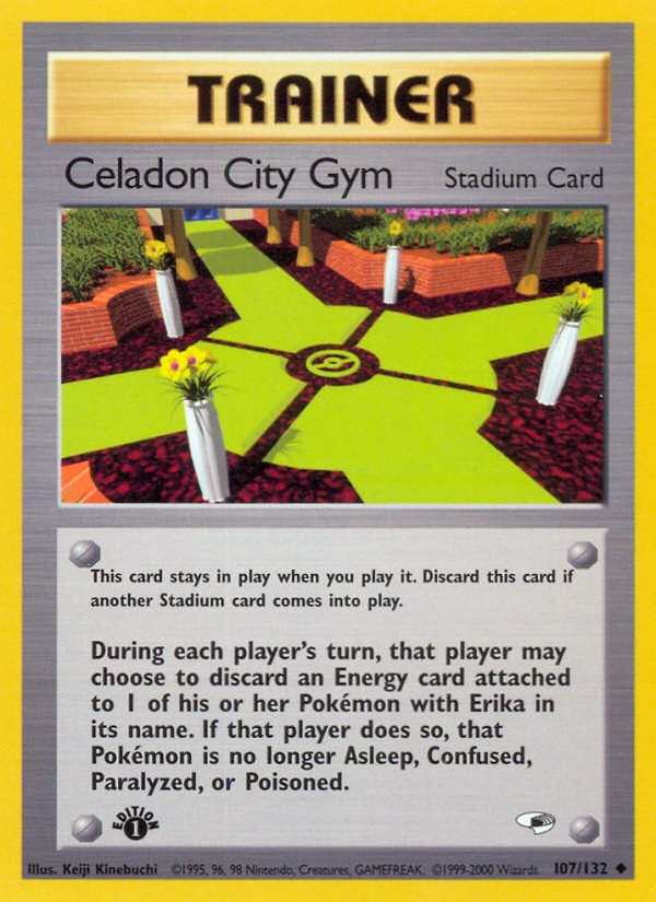 Celadon City Gym (107/132) [Gym Heroes 1st Edition] | L.A. Mood Comics and Games