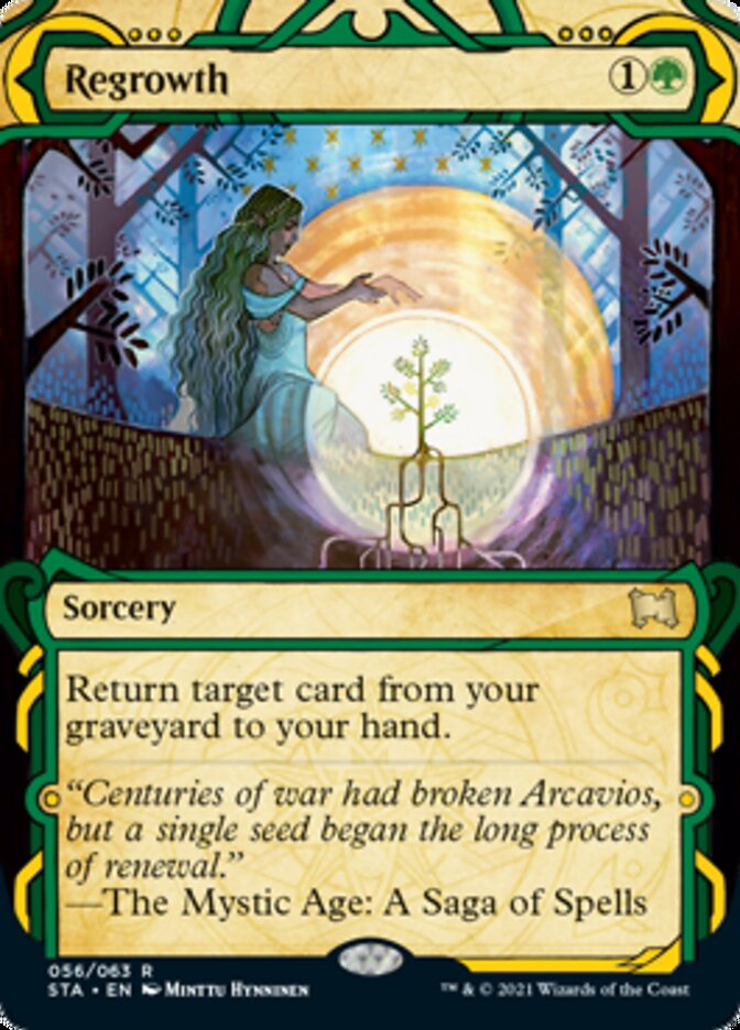 Regrowth (Foil Etched) [Strixhaven: School of Mages Mystical Archive] | L.A. Mood Comics and Games