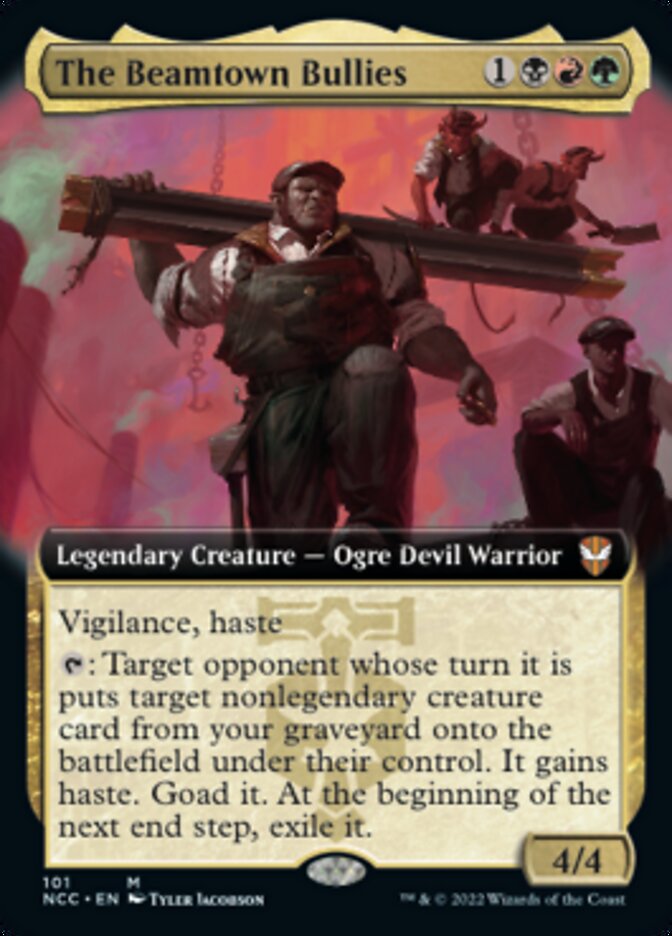 The Beamtown Bullies (Extended Art) [Streets of New Capenna Commander] | L.A. Mood Comics and Games