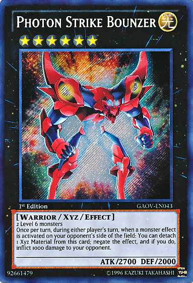 Photon Strike Bounzer [GAOV-EN043] Secret Rare | L.A. Mood Comics and Games