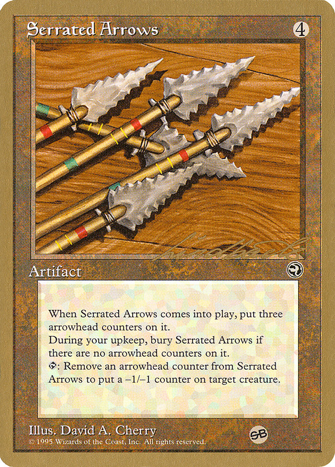 Serrated Arrows (Leon Lindback) (SB) [Pro Tour Collector Set] | L.A. Mood Comics and Games