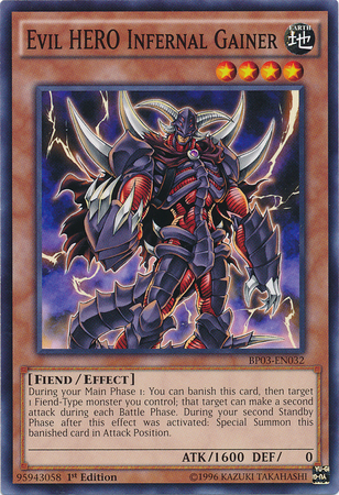 Evil HERO Infernal Gainer [BP03-EN032] Common | L.A. Mood Comics and Games