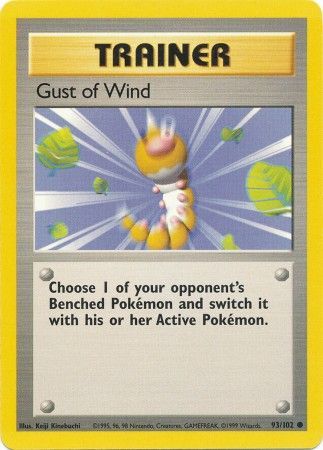 Gust of Wind (93/102) [Base Set Unlimited] | L.A. Mood Comics and Games