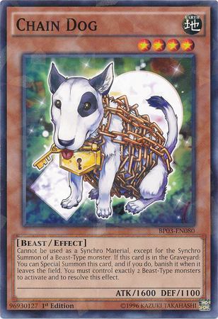 Chain Dog [BP03-EN080] Shatterfoil Rare | L.A. Mood Comics and Games