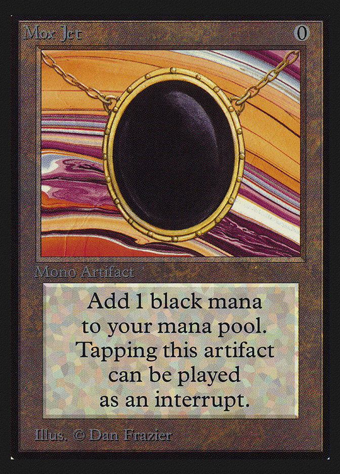 Mox Jet (Black Stone) [International Collectors' Edition] | L.A. Mood Comics and Games