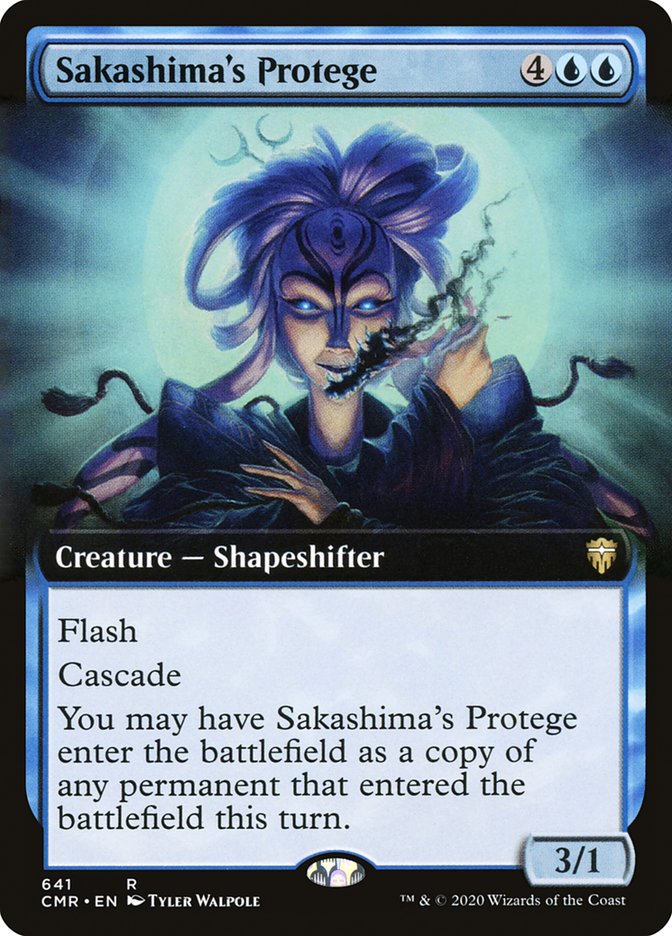 Sakashima's Protege (Extended Art) [Commander Legends] | L.A. Mood Comics and Games
