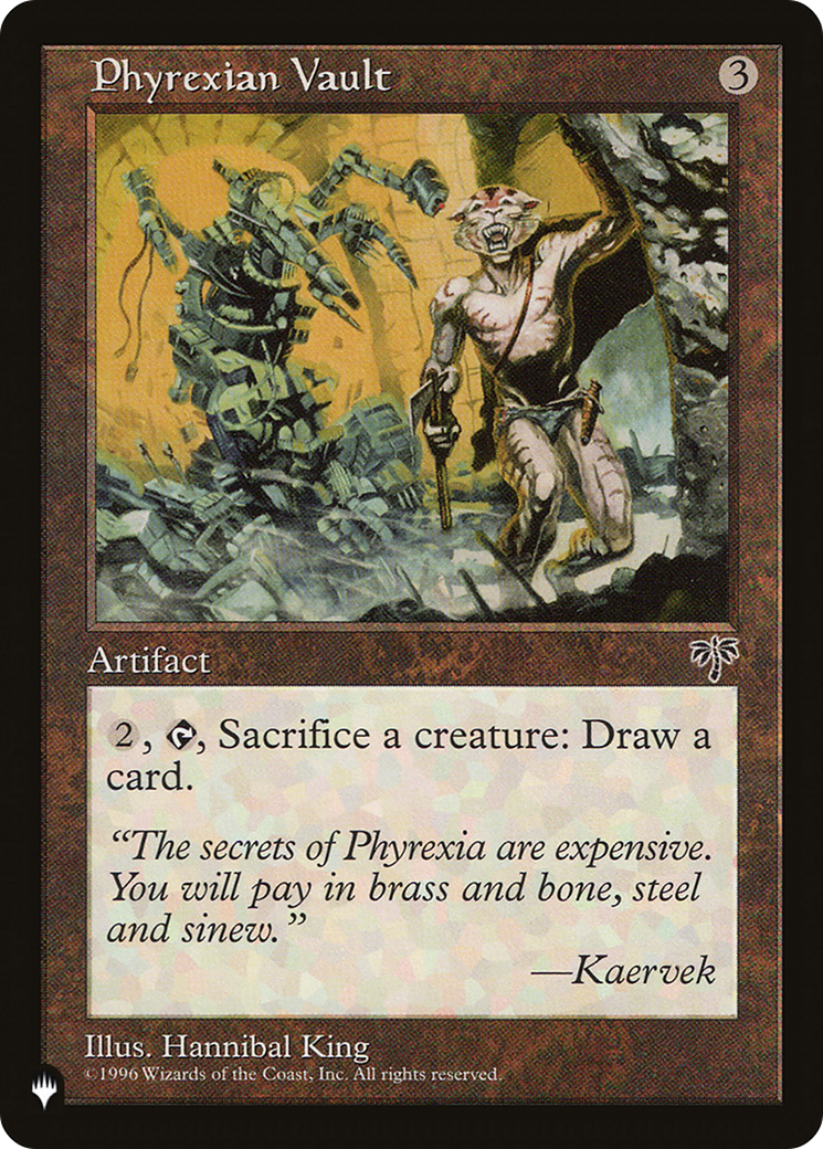 Phyrexian Vault [The List] | L.A. Mood Comics and Games