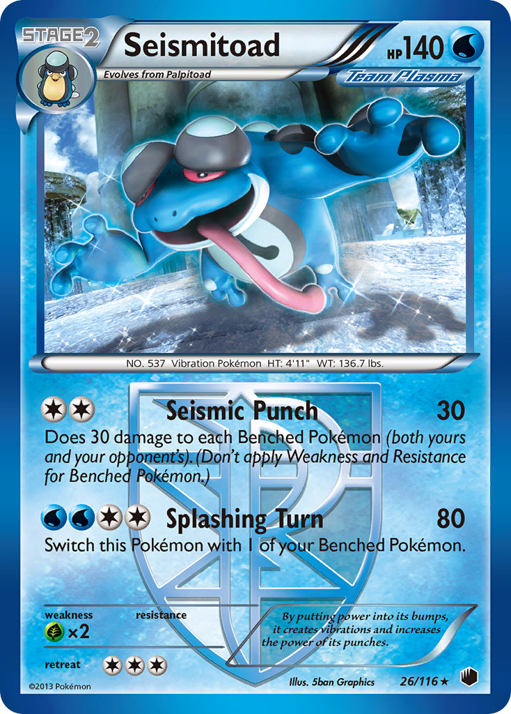 Seismitoad (26/116) [Black & White: Plasma Freeze] | L.A. Mood Comics and Games