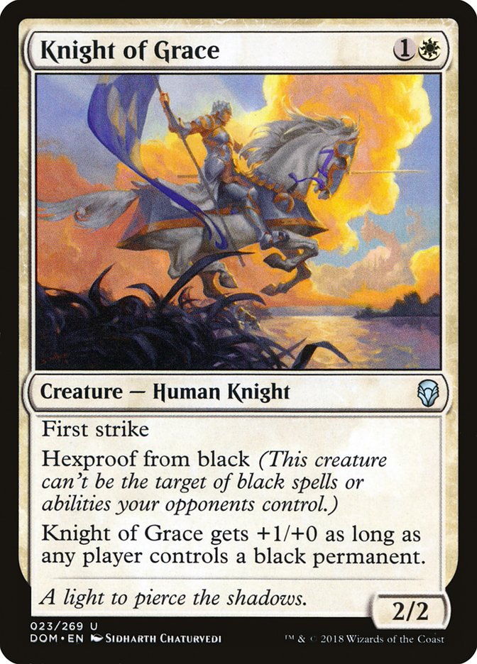 Knight of Grace [Dominaria] | L.A. Mood Comics and Games