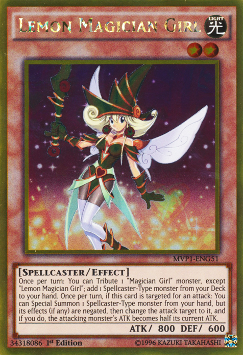 Lemon Magician Girl [MVP1-ENG51] Gold Rare | L.A. Mood Comics and Games