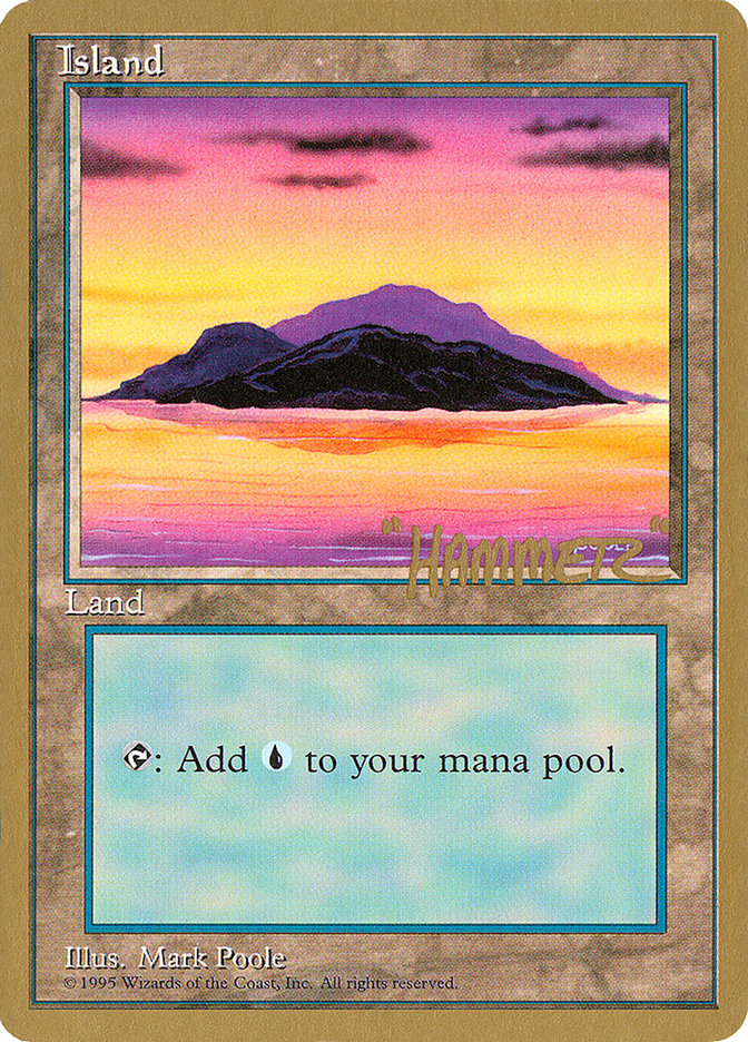 Island (shr368) (Shawn "Hammer" Regnier) [Pro Tour Collector Set] | L.A. Mood Comics and Games