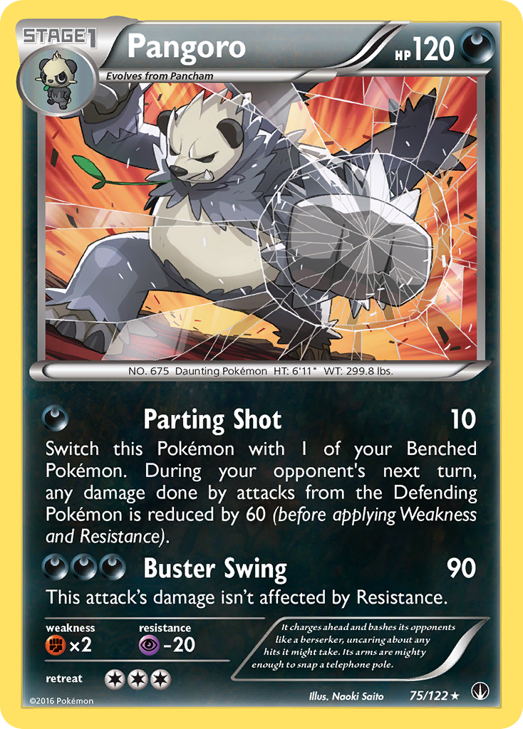 Pangoro (75/122) [XY: BREAKpoint] | L.A. Mood Comics and Games