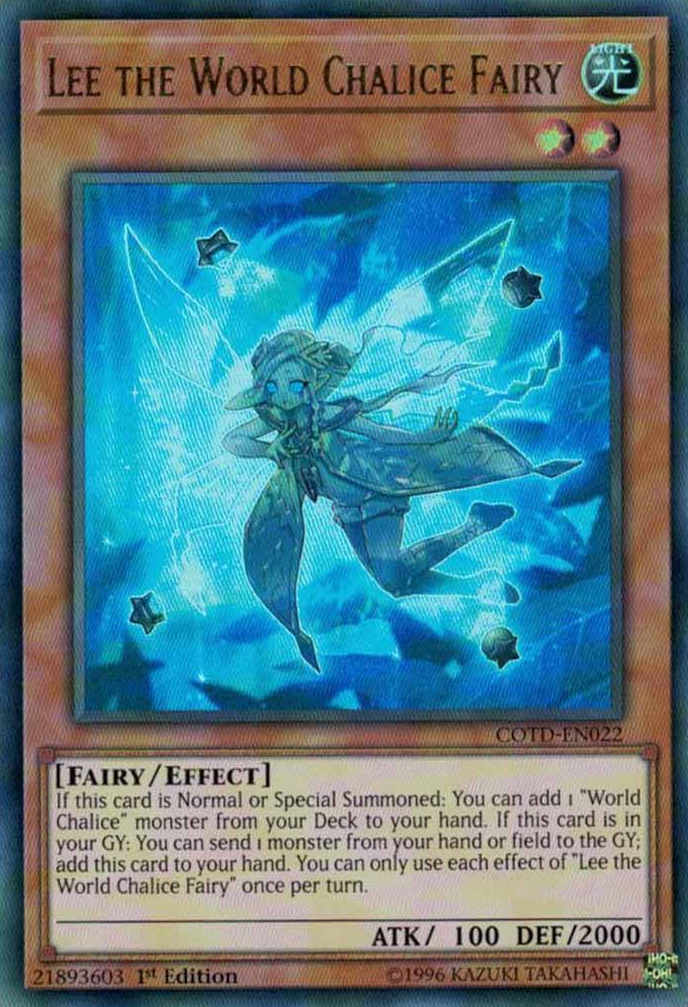 Lee the World Chalice Fairy [COTD-EN022] Ultra Rare | L.A. Mood Comics and Games