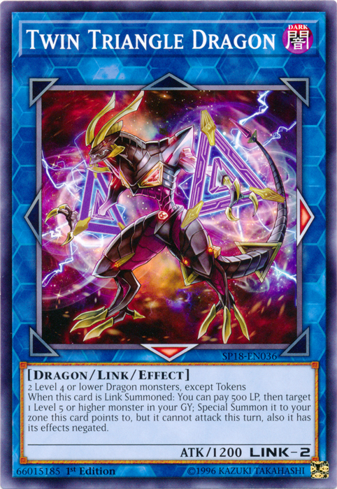 Twin Triangle Dragon [SP18-EN036] Common | L.A. Mood Comics and Games