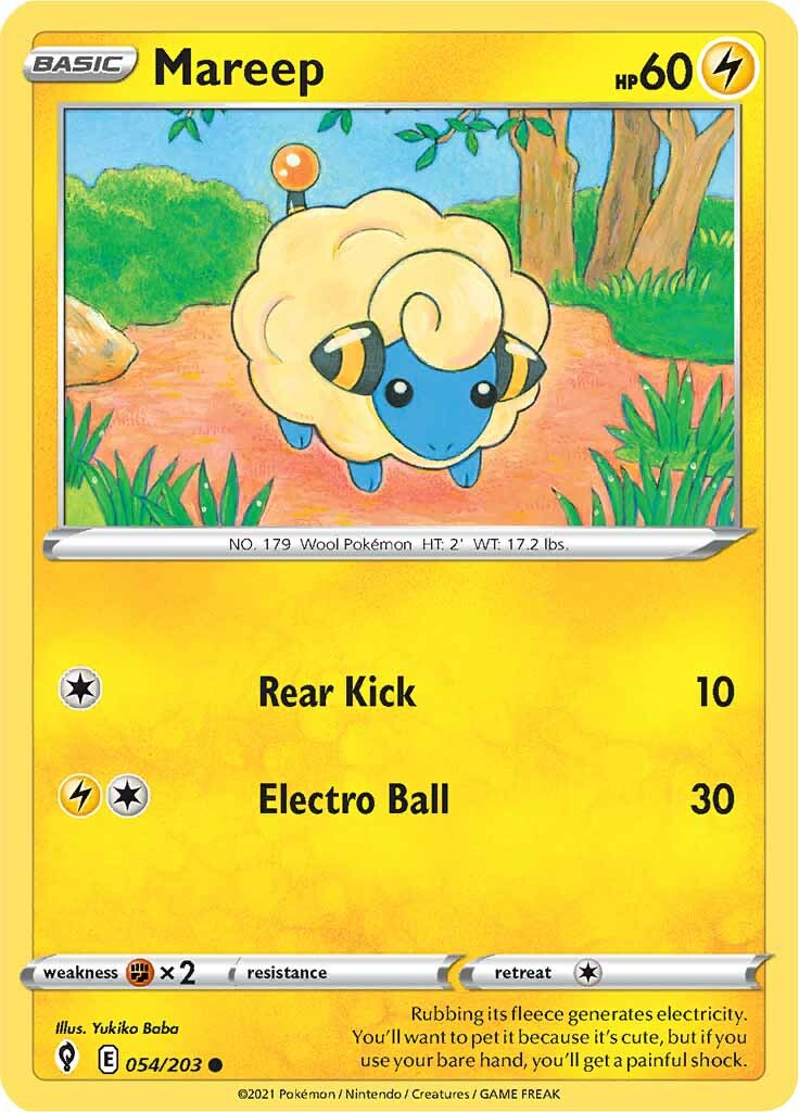 Mareep (054/203) [Sword & Shield: Evolving Skies] | L.A. Mood Comics and Games