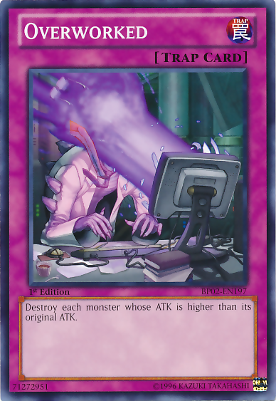 Overworked [BP02-EN197] Mosaic Rare | L.A. Mood Comics and Games