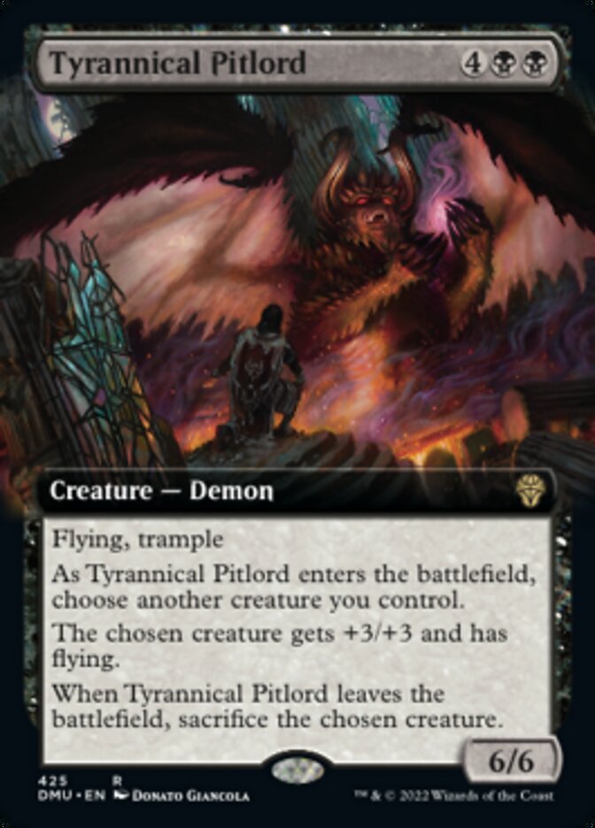 Tyrannical Pitlord (Extended Art) [Dominaria United] | L.A. Mood Comics and Games
