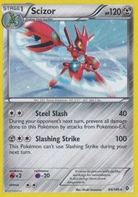 Scizor (94/149) (Cosmos Holo) (Blister Exclusive) [Black & White: Boundaries Crossed] | L.A. Mood Comics and Games