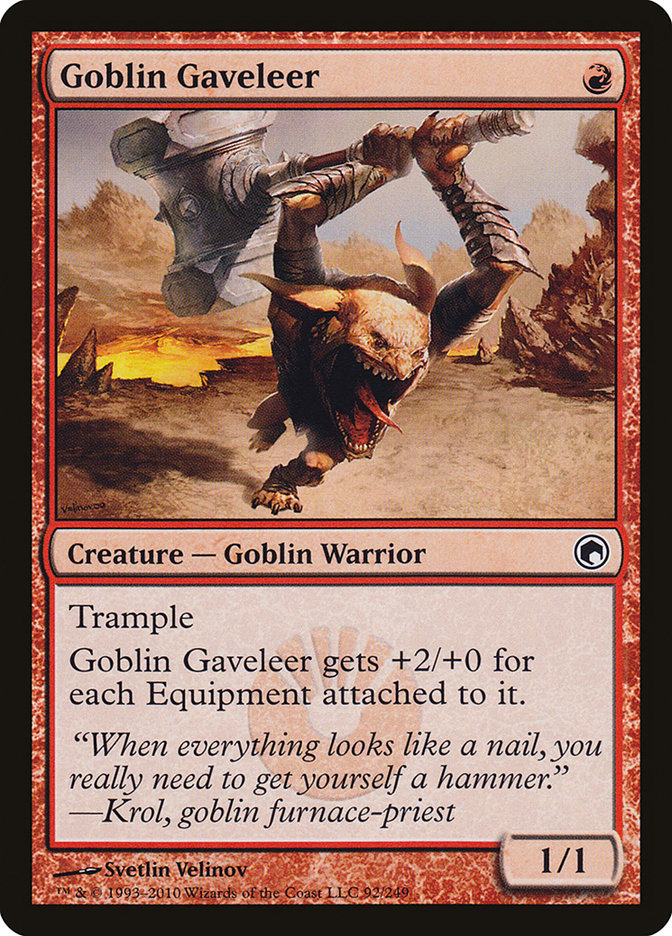 Goblin Gaveleer [Scars of Mirrodin] | L.A. Mood Comics and Games
