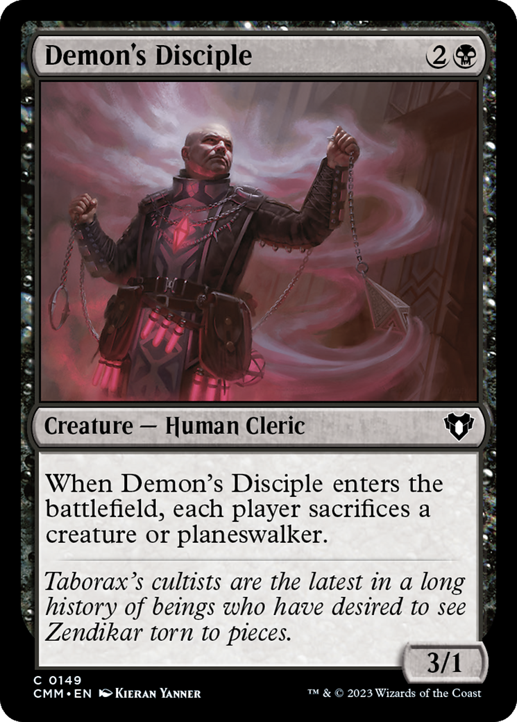 Demon's Disciple [Commander Masters] | L.A. Mood Comics and Games