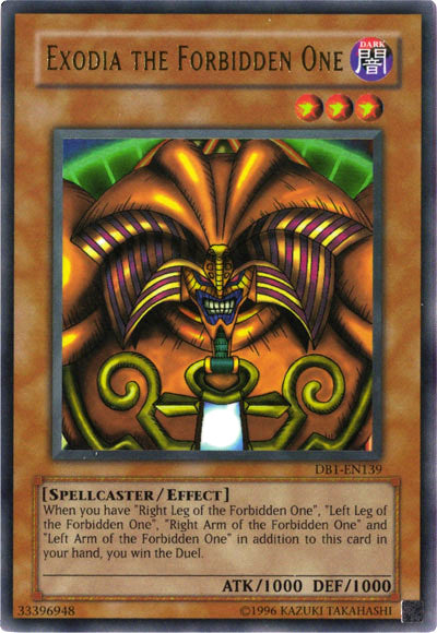 Exodia the Forbidden One [DB1-EN139] Ultra Rare | L.A. Mood Comics and Games