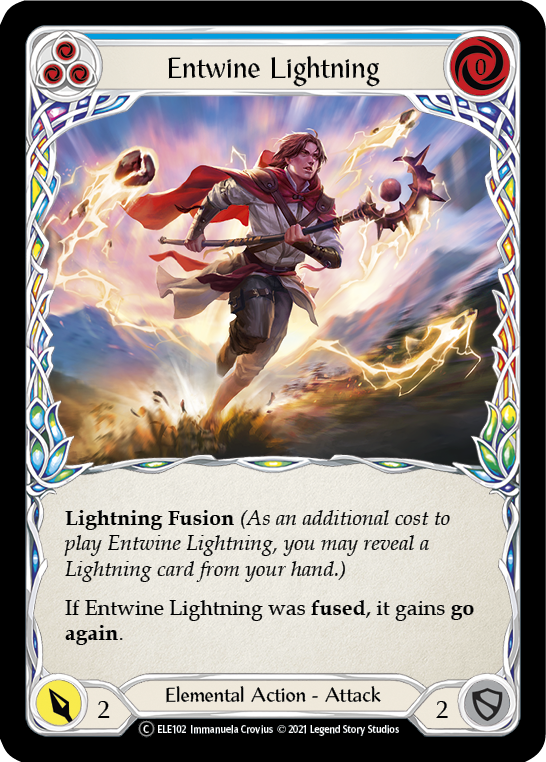 Entwine Lightning (Blue) [U-ELE102] (Tales of Aria Unlimited)  Unlimited Normal | L.A. Mood Comics and Games