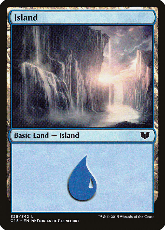 Island (328) [Commander 2015] | L.A. Mood Comics and Games