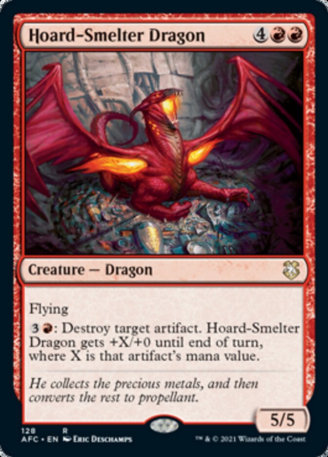 Hoard-Smelter Dragon [Dungeons & Dragons: Adventures in the Forgotten Realms Commander] | L.A. Mood Comics and Games