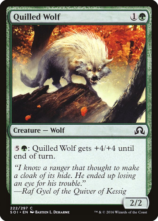 Quilled Wolf [Shadows over Innistrad] | L.A. Mood Comics and Games