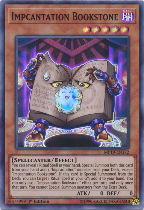Impcantation Bookstone [MP19-EN172] Super Rare | L.A. Mood Comics and Games