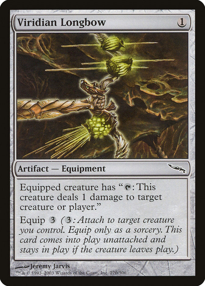 Viridian Longbow [Mirrodin] | L.A. Mood Comics and Games