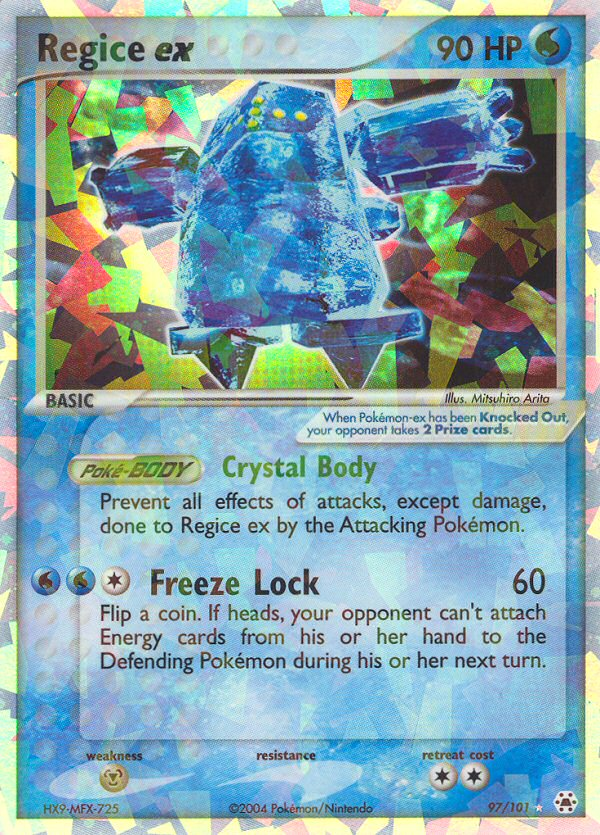 Regice ex (97/101) [EX: Hidden Legends] | L.A. Mood Comics and Games