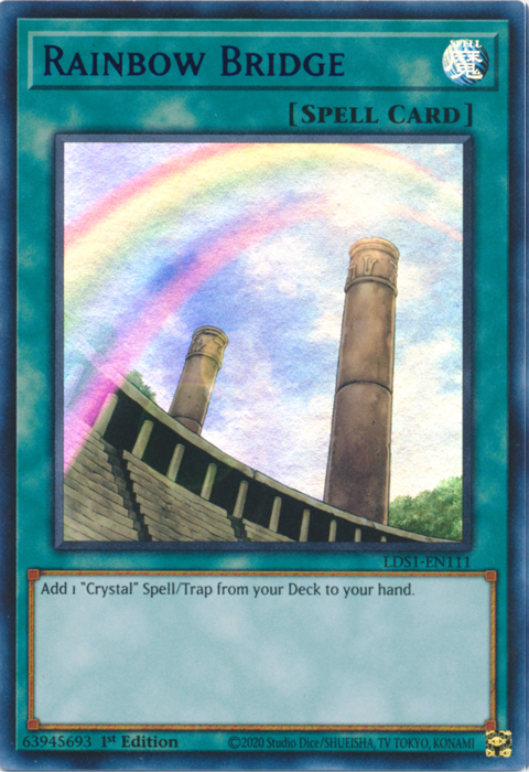Rainbow Bridge (Blue) [LDS1-EN111] Ultra Rare | L.A. Mood Comics and Games