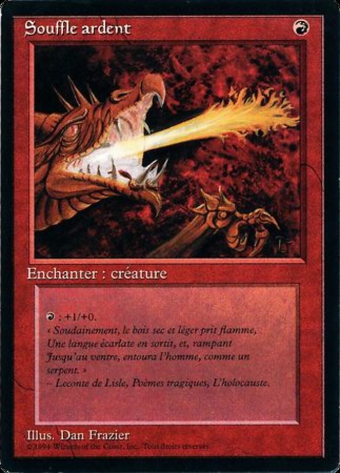 Firebreathing [Foreign Black Border] | L.A. Mood Comics and Games