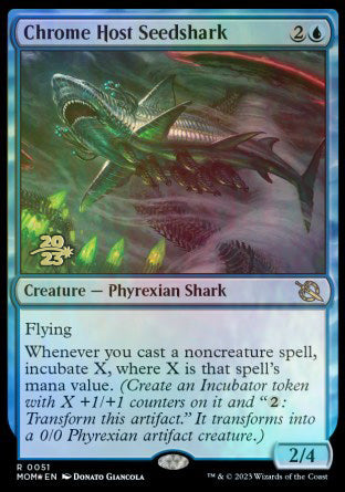 Chrome Host Seedshark [March of the Machine Prerelease Promos] | L.A. Mood Comics and Games