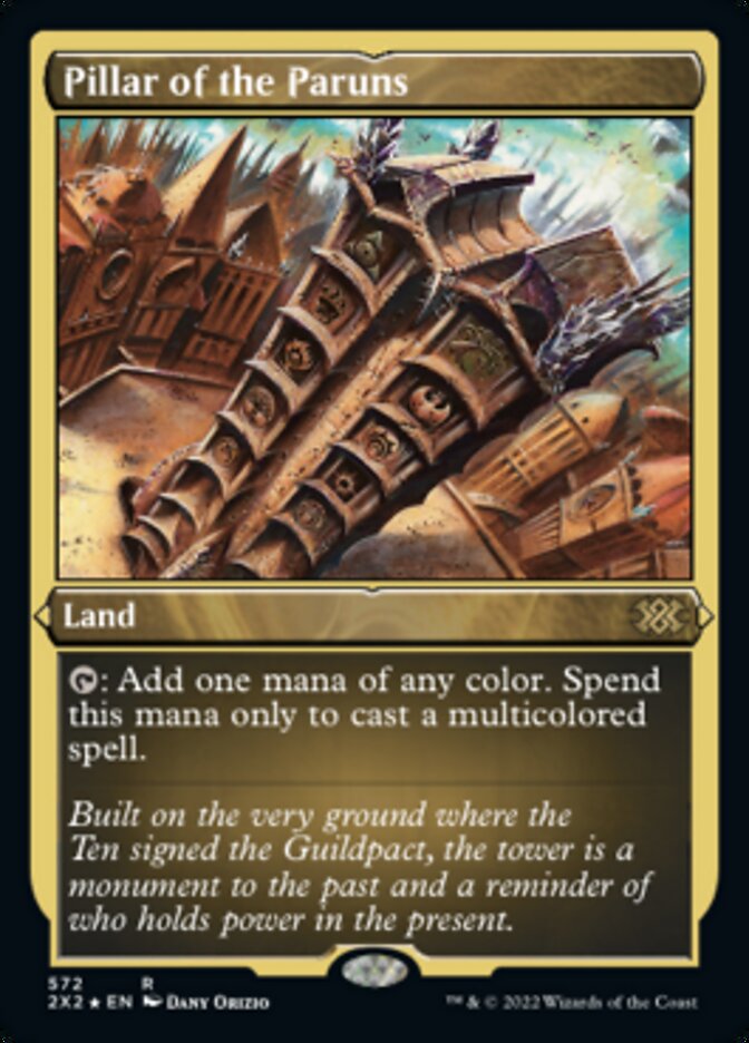 Pillar of the Paruns (Foil Etched) [Double Masters 2022] | L.A. Mood Comics and Games