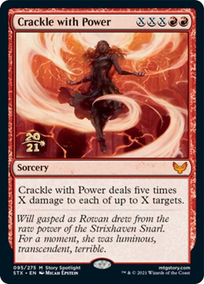 Crackle with Power [Strixhaven: School of Mages Prerelease Promos] | L.A. Mood Comics and Games